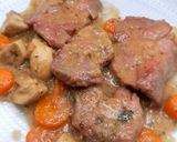 Foto del paso 9 de la receta: Fricasé de pavo con champiñones