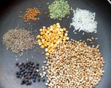 A picture of step 3 of Kerala style varutharacha sambar.