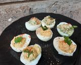 A picture of step 8 of Dressed or Stuffed Eggs in 3 ways.