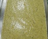 A picture of step 3 of Basbusa with Pistacio Cake.