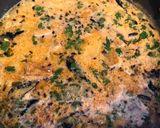 A picture of step 2 of Dhokli curry.