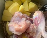 A picture of step 2 of White Chicken Biryani.