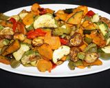 A picture of step 3 of Roasted vegetables with fresh herbs.