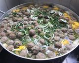 Hình bước làm 1 của món Súp bò viên