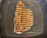 A picture of step 2 of Tuna fillet on a grill pan.