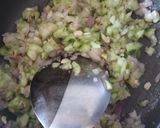 A picture of step 2 of Cluster beans- Ridge gourd Masala.