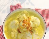 Foto langkah ke 6 dari resep Opor Telur Ceplok.