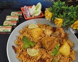 A picture of step 8 of Chicken biryani.