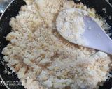 A picture of step 2 of Peanut Coconut Burfi.
