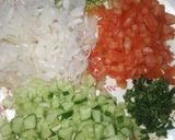 A picture of step 1 of Vegetable raita.