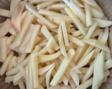 Foto del paso 1 de la receta: Patatas estilo Foster's con jamón y queso (en airfryer)