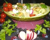 Foto del paso 9 de la receta: Ensalada de melón con penne de lentejas y zanahoria, con atún