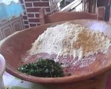 Une image de l'étape 2 de Galette avec herbes 🌿🌿.