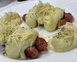 Foto del paso 4 de la receta: Longaniza blanca con puré y queso al Wilson
