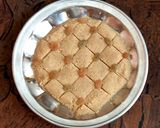 A picture of step 2 of Sooji and besan ki burfi 🍣.