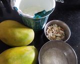 A picture of step 1 of Rajwadi mango Lassi.