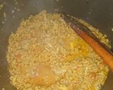 A picture of step 5 of Bunah mutton keema.