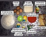 Foto langkah ke 1 dari resep Bolu pandan panggang.