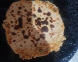 A picture of step 8 of Paneer paratha.