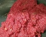 A picture of step 5 of Beetroot Burfi.