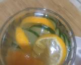 Orange lemon cucumber ginger detox drink recipe step 1 photo