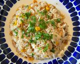 A picture of step 7 of Fried chicken rice remake from leftovers.