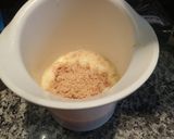 Foto del paso 4 de la receta Flan de huevos y turrón de almendras al Microondas