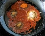 A picture of step 6 of Chicken Changezi.
