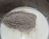 A picture of step 1 of Fast curry with singhare ka Atta.