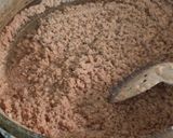 A picture of step 2 of Copra meal (Coconut meal) chocolate.