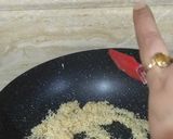 A picture of step 5 of Sindhi Style: 'Lal Math' or 'Lal Saag Dal'.