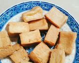 Hình bước làm 1 của món Đậu phụ sauce rau củ chua cay (món chay)