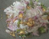 A picture of step 2 of Spicy brown bread upma.