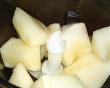 Hideg sárgadinnye leves borsmentával, citrusokkal és sorbet golyókkal recept fázis 8 fotója