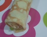 Foto langkah ke 8 dari resep Matcha Crepe gulung.