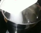 A picture of step 1 of Eggless Custard cake.