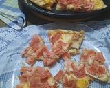 Foto del paso 9 de la receta: Tarta fácil de jamón, queso y tomate con amigos