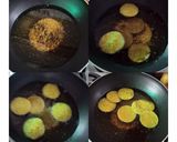 A picture of step 4 of Besan Methi Puri with Puri Chaat.