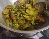 A picture of step 2 of Pointed gourd sabji (righteous).