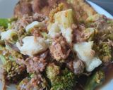 Foto del paso 8 de la receta: Brócoli con carne desmechada en salsa de tomate🥦🍅🥩🍚🍱🍛