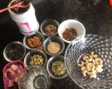 A picture of step 1 of Thandai.