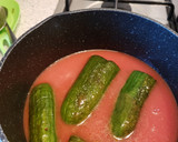 A picture of step 3 of Stuffed cucumber 🥒.