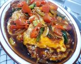 Foto langkah ke 7 dari resep Telur Ceplok Bumbu Kecap #BikinRamadanBerkesan #29.