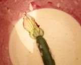 Une image de l'étape 6 de Fleurs de courgettes farcies mini aubergines façon tempura.