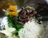 A picture of step 1 of Cheesy potato ball gravy.