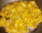 A picture of step 2 of Tandoori chicken toffees.