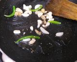 A picture of step 2 of Paneer do pyaza white gravi.