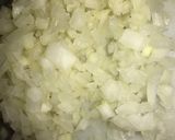 A picture of step 1 of Kibbeh.