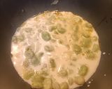 Foto del paso 2 de la receta Habas en leche de almendras