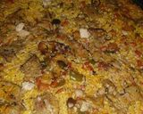 Foto del paso 10 de la receta Arroz/paella : solomillo, foie y trufa con setas 😍